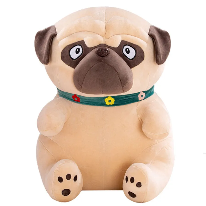 Super Soft Coral Fleece Shar pei Dog Plush Toy 55cm Tall