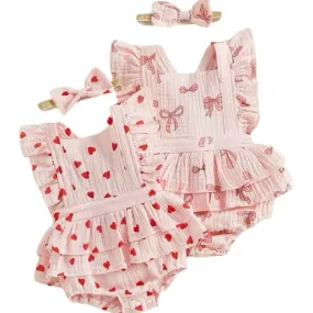 Sweetheart Ruffle Romper