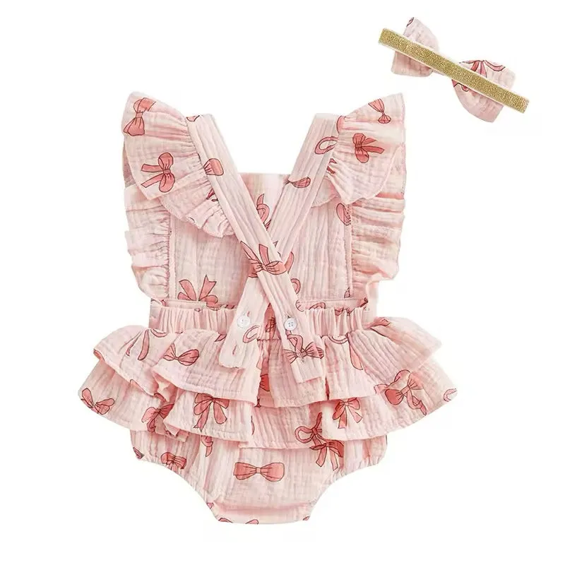 Sweetheart Ruffle Romper