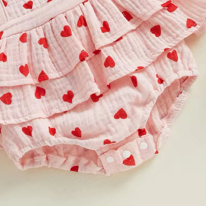 Sweetheart Ruffle Romper