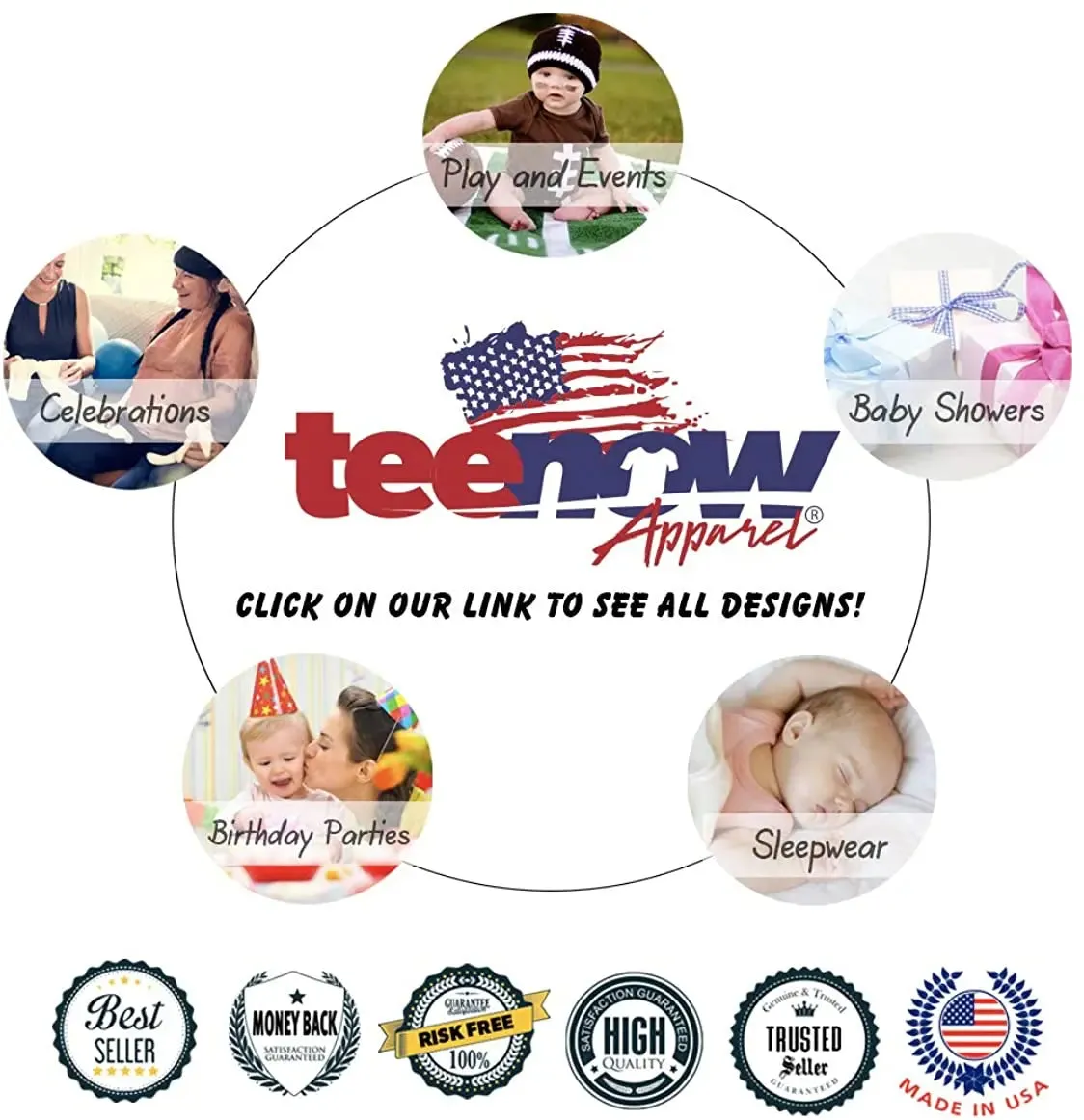 TeeNow - Daddy Is My Hero (Custom Color All Branches) - US Military Inspired Baby Infant Onesie / Bodysuit - Boy / Girl