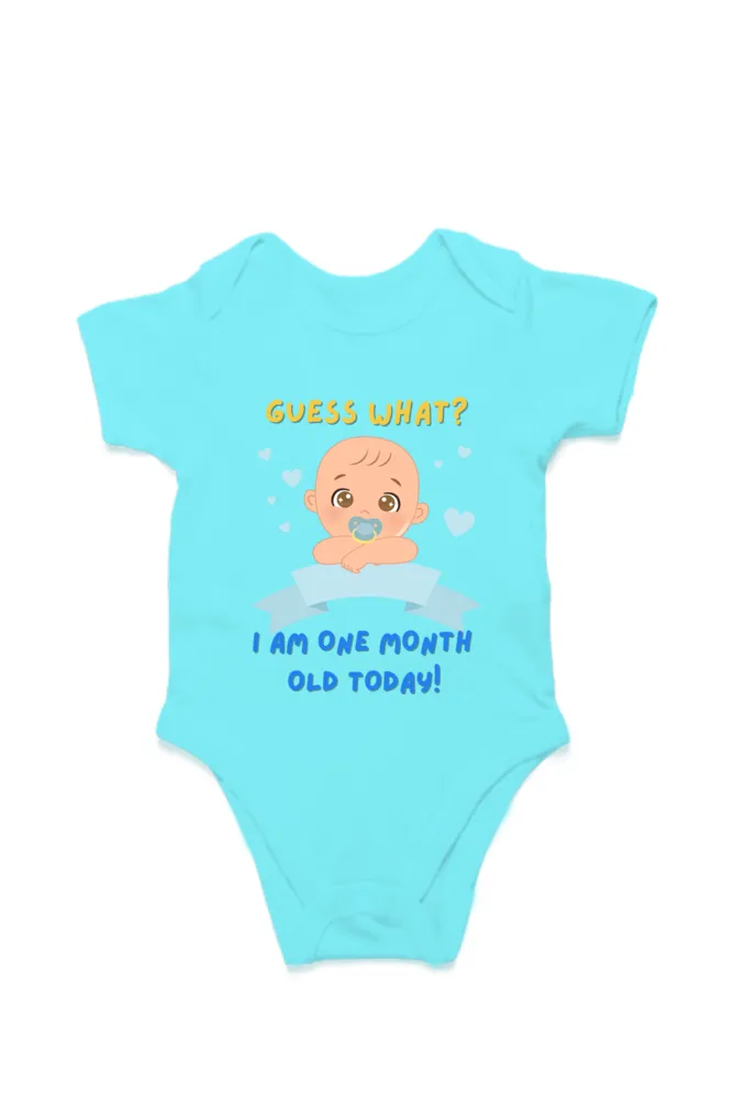 Tiny Bundle of Joy: Celebrating 1 Month of Sweetness of Your Cute Baby Boy!
