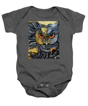 Un Great Horned Owl - Baby Onesie