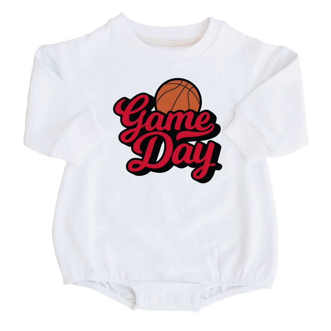 University of Utah | Basketball Graphic Sweatshirt Bubble Romper