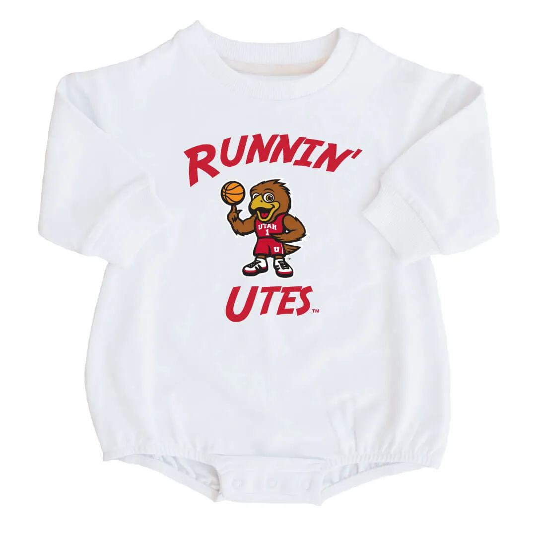 University of Utah | Basketball Graphic Sweatshirt Bubble Romper