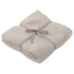 Vanilla COPENHAGEN Knitted Blanket Oyster Grey
