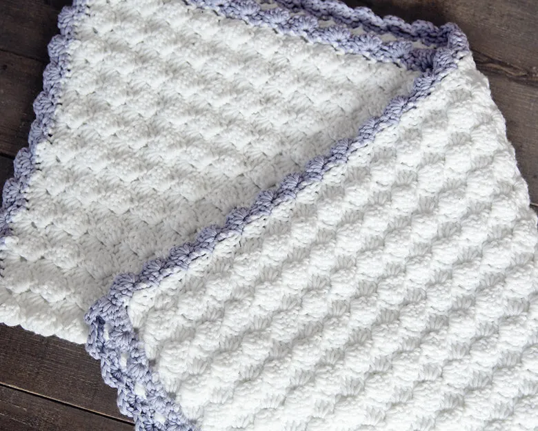 Vintage Chic Baby Blanket Crochet Pattern