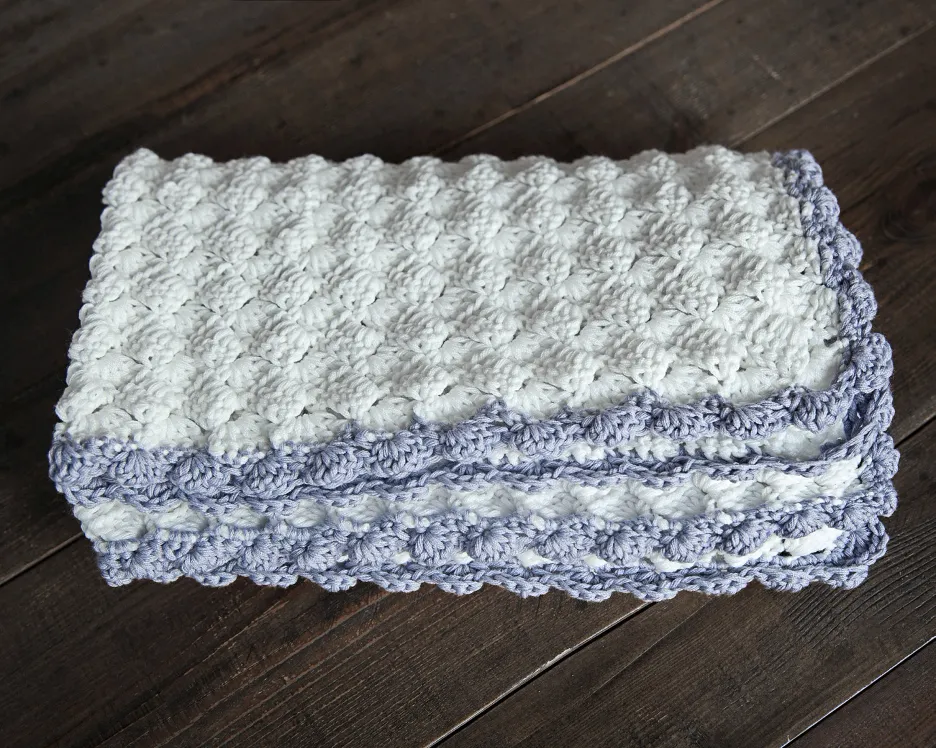 Vintage Chic Baby Blanket Crochet Pattern