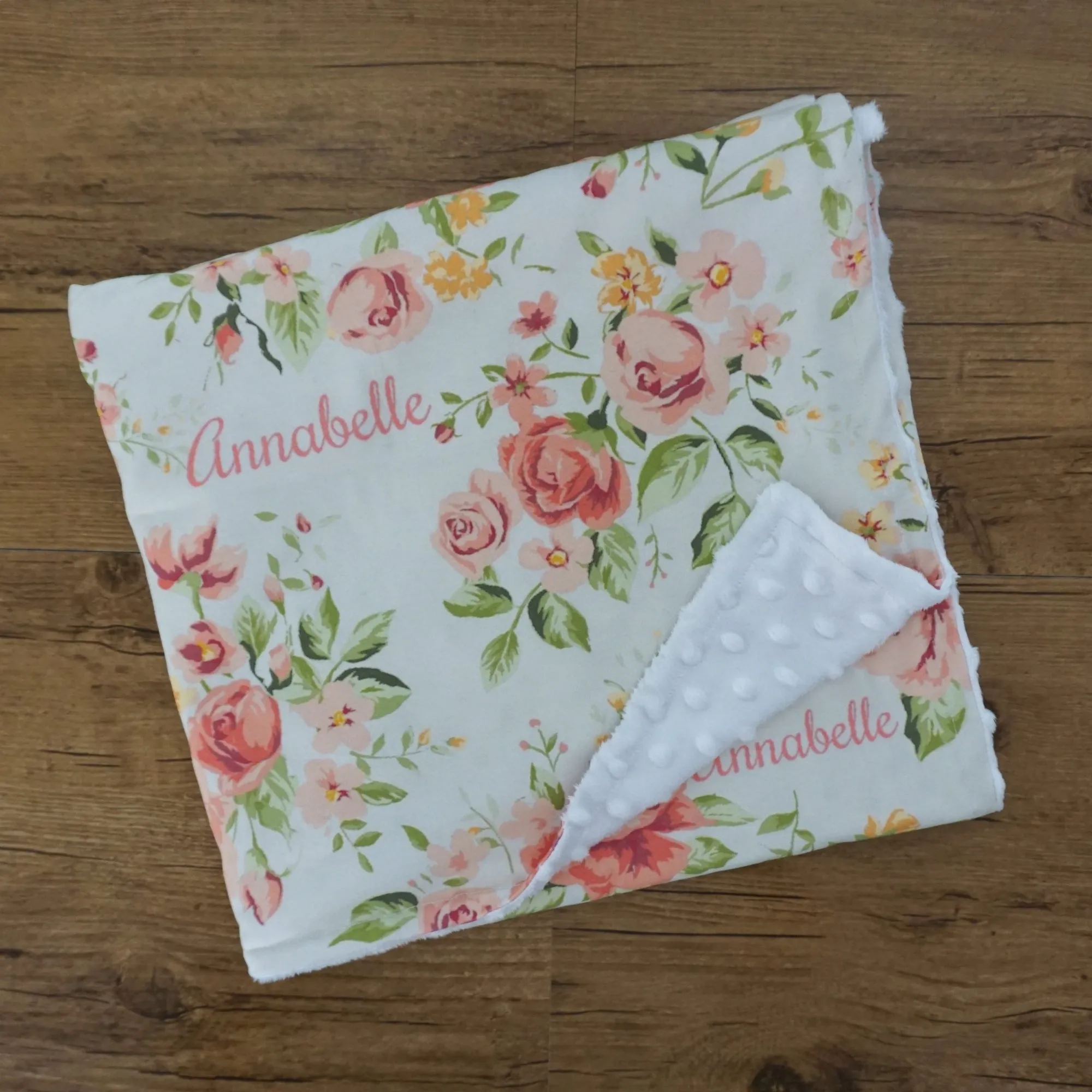 Vintage Floral Birth Announcement Set