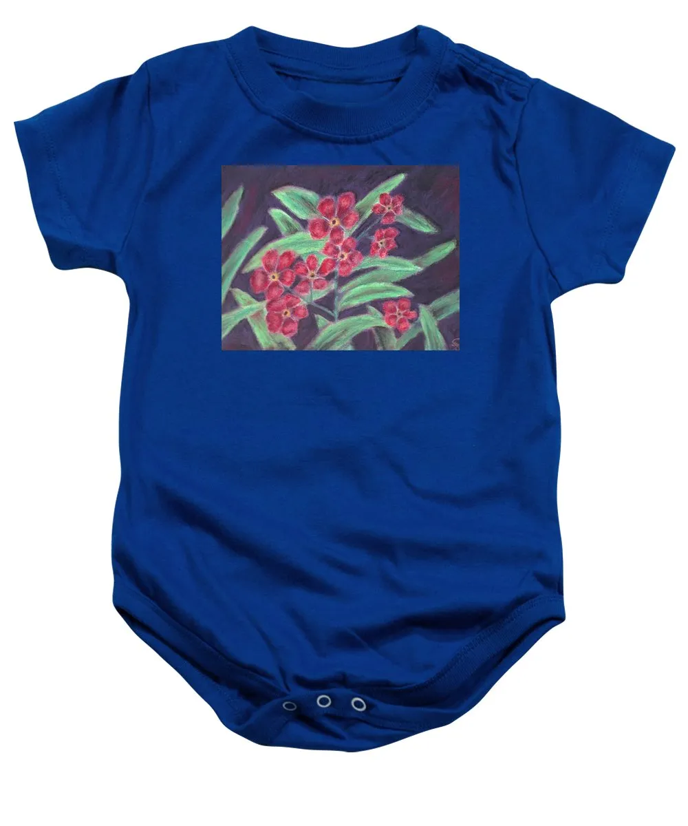 Visions of Forget Me Nots ~ Baby Onesie