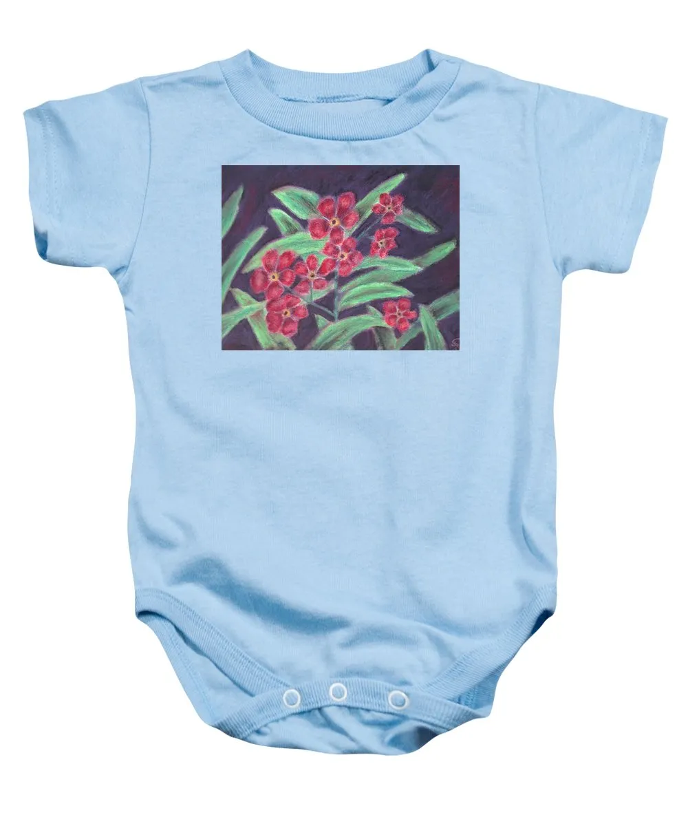 Visions of Forget Me Nots ~ Baby Onesie