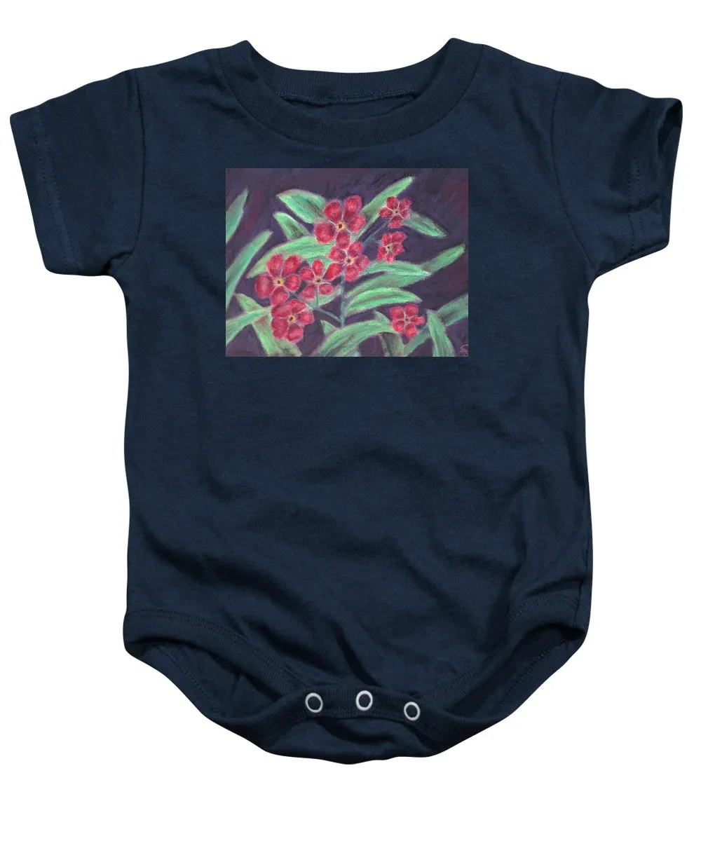 Visions of Forget Me Nots ~ Baby Onesie
