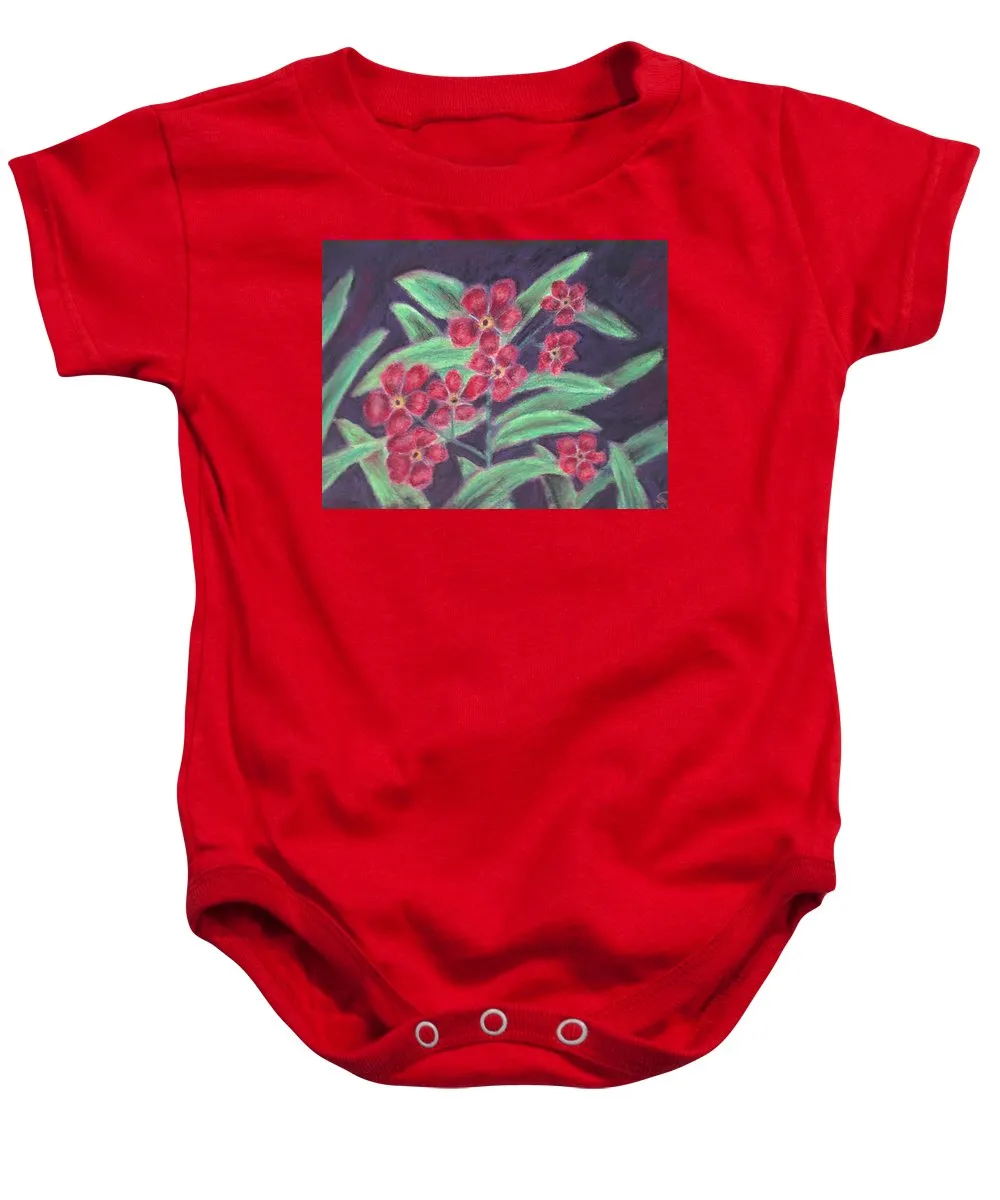 Visions of Forget Me Nots ~ Baby Onesie