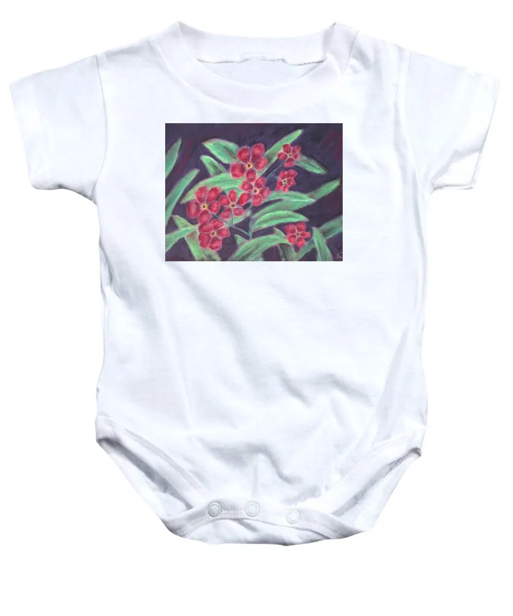 Visions of Forget Me Nots ~ Baby Onesie
