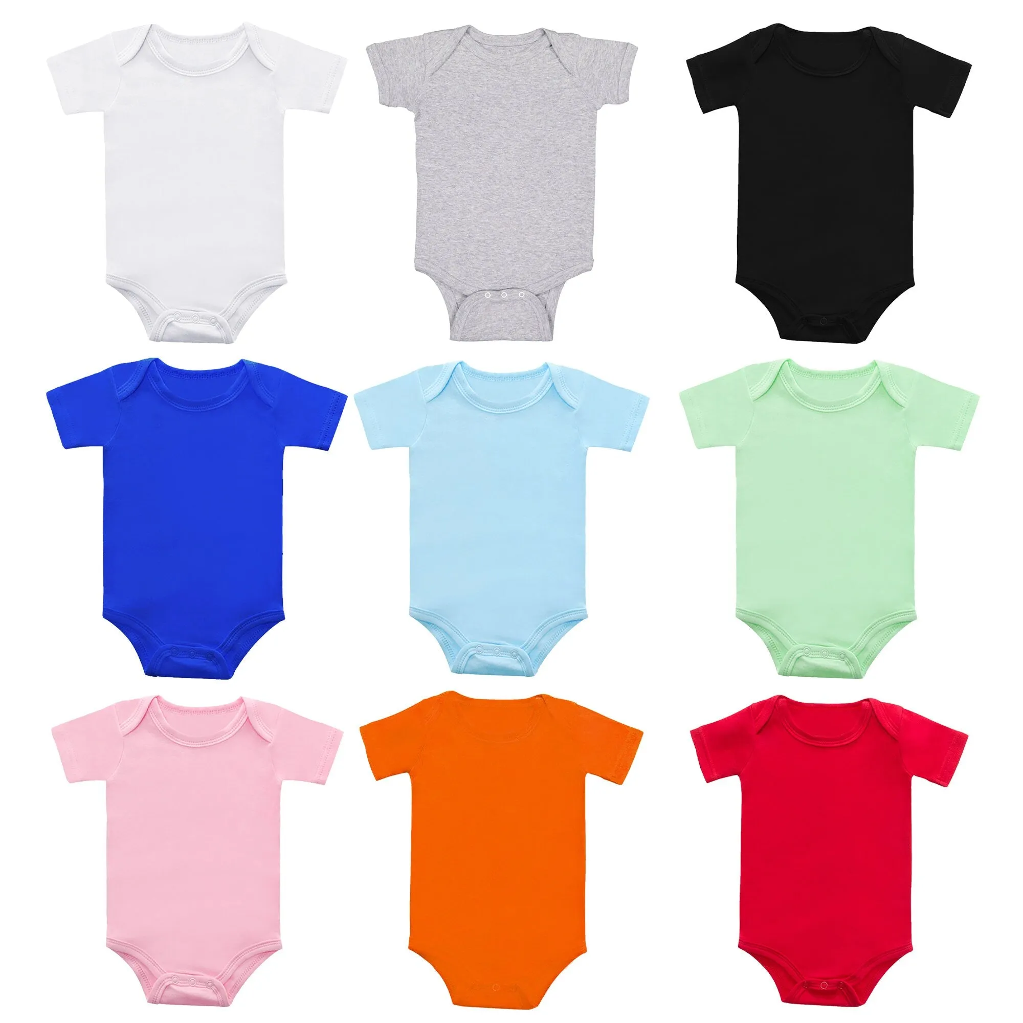 Wholesale Baby Short Sleeve Bodysuit