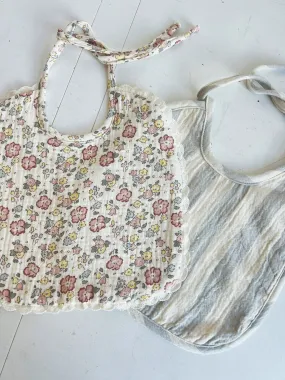 Woven Tie Bib